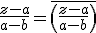 3$\frac{z-a}{a-b}=\overline{\left(\frac{z-a}{a-b}\right)}